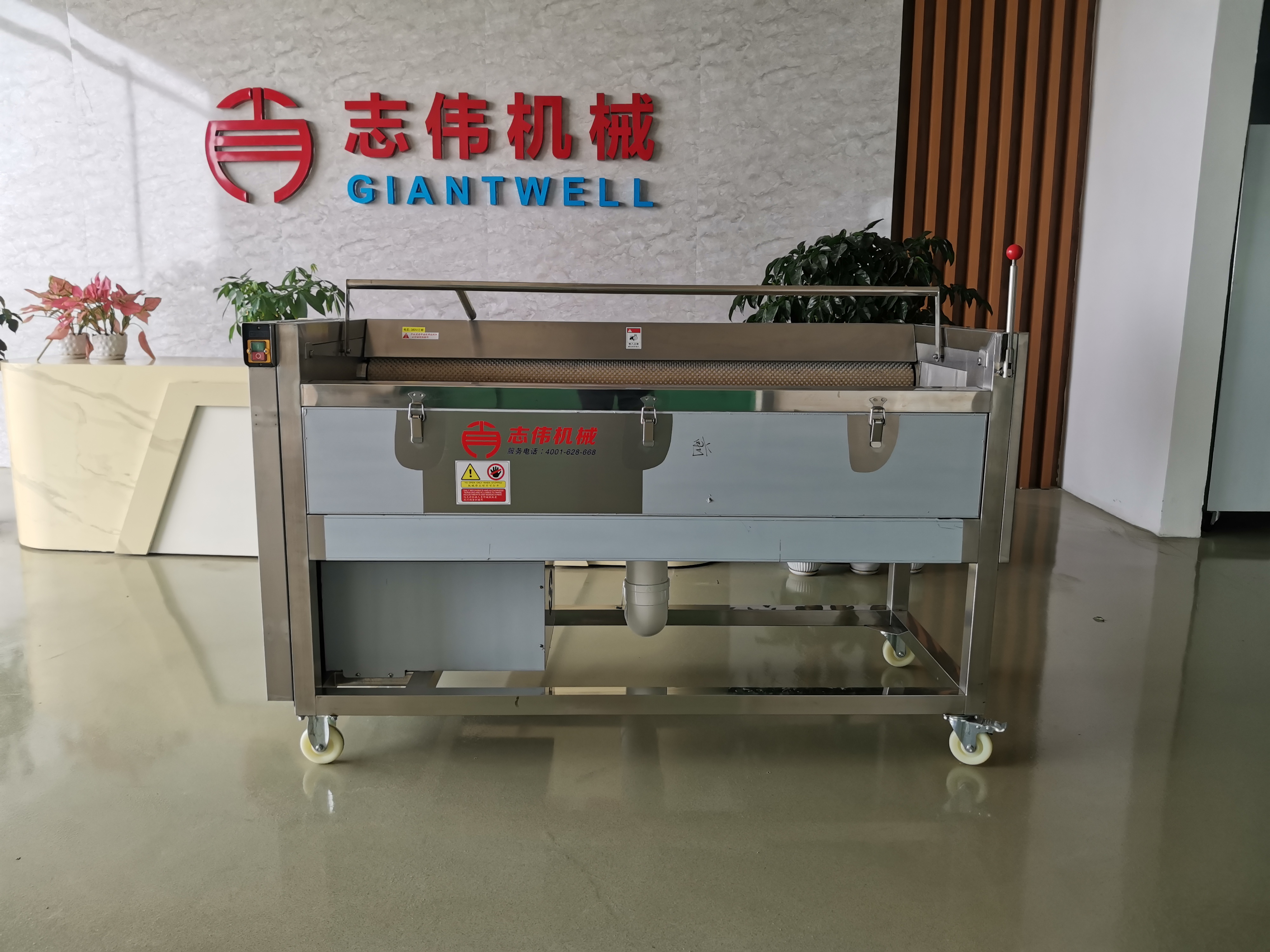 ZW-918清洗去皮機，土豆去皮機